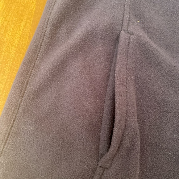 Navy Blue Fleece Vest - Picture 3 of 3